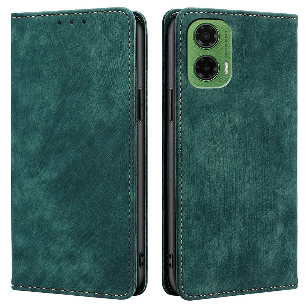 For Motorola Moto G35 5G Case RFID Blocking Wallet Leather Phone Cover
