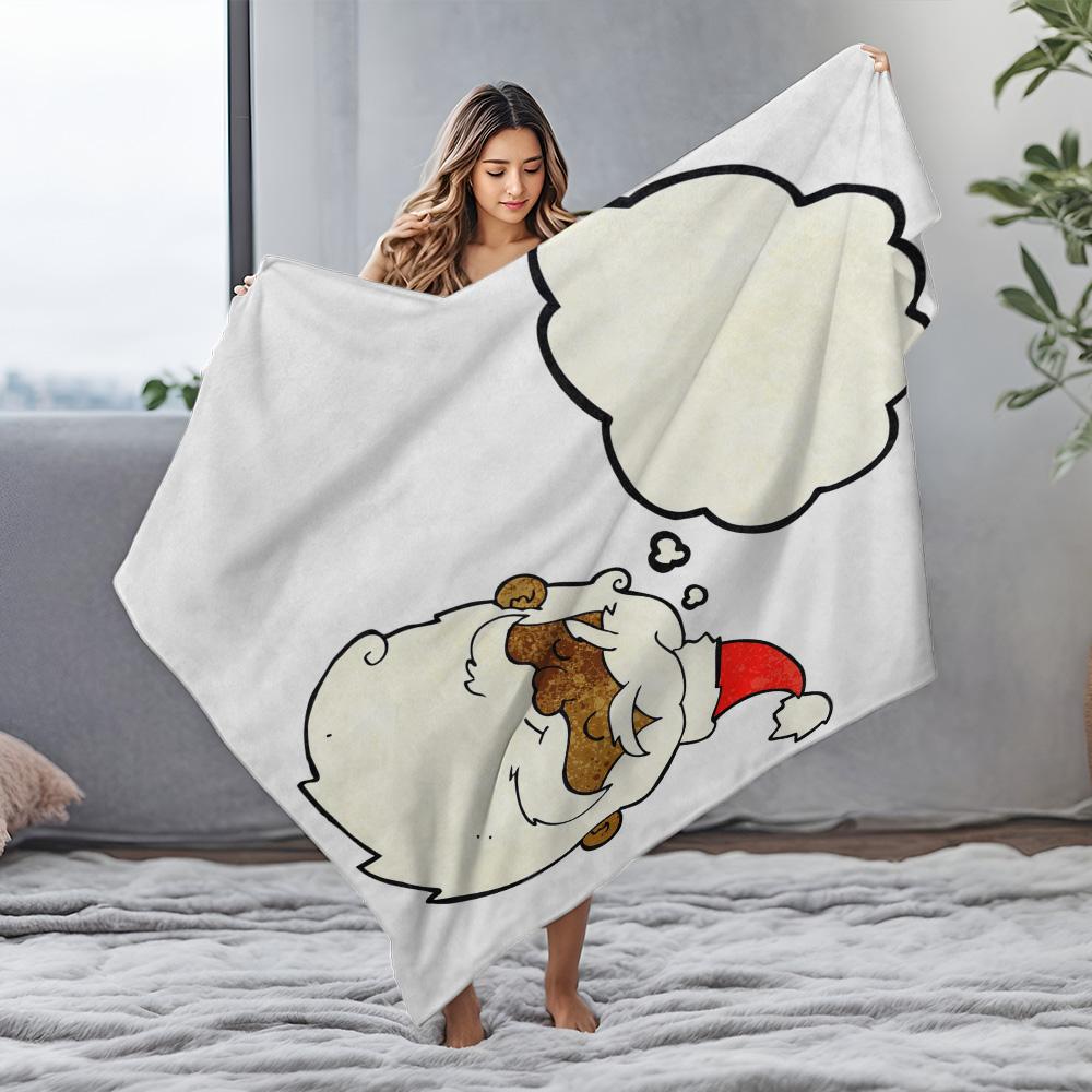 Fluffy Throw Blanket Cozy Sherpa Fleece Warm Soft Home Decor Bedding Gift Dorm Room Living Room Plush Blanket