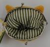 Friends Hill Mochimochi Clasp Shibata-san Pouch, Beige, CW-724-135