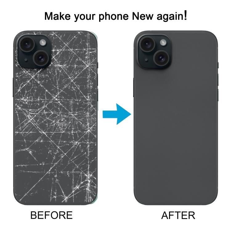 Für iPhone 15 Glas-Akkufachabdeckung