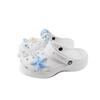 Crocs Classic Platform Clog EVA Starfish Cute and Versatile Classic Cloud Dok Niche Campus Style Hole Shoes Unisex White