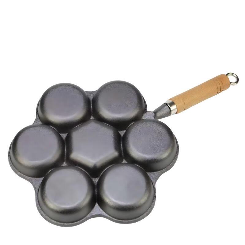 Wutuo Flower-Shaped 5-Hole Non-Stick Breakfast Pan