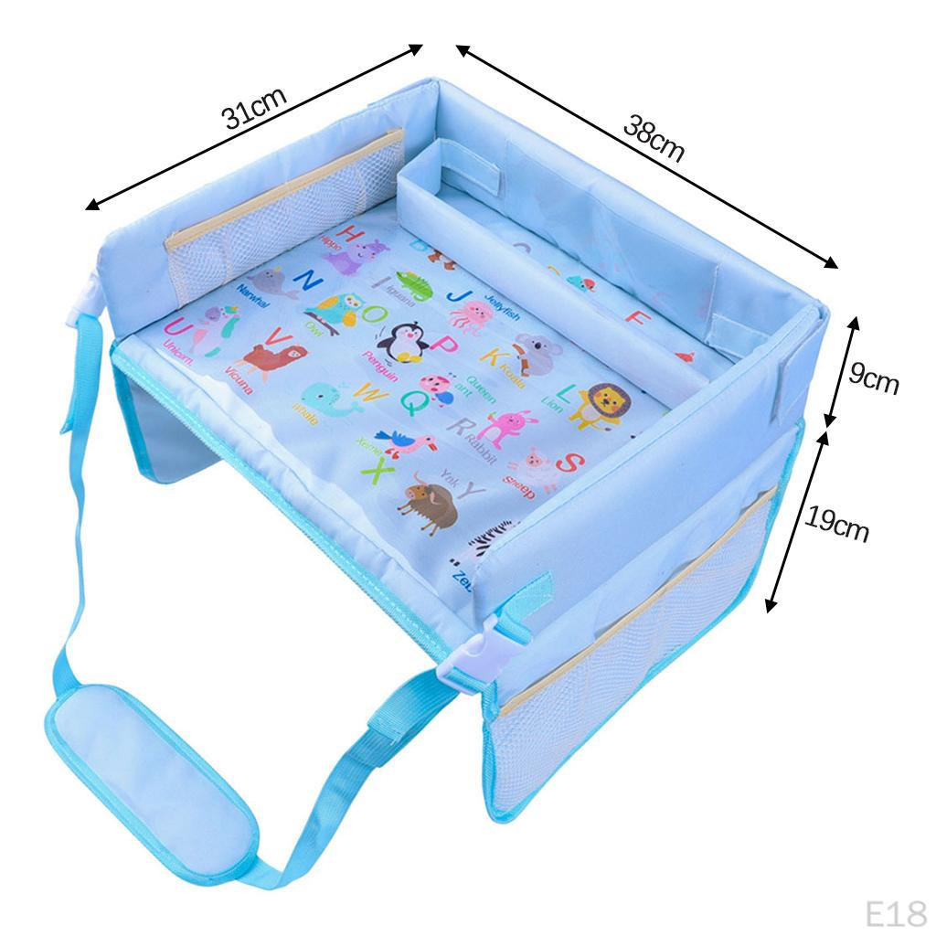 Für Kleinkinder Kinder Tablett Faltbar Reise Aktivität Schoß Reise Spiel Organizer Taschen Essen