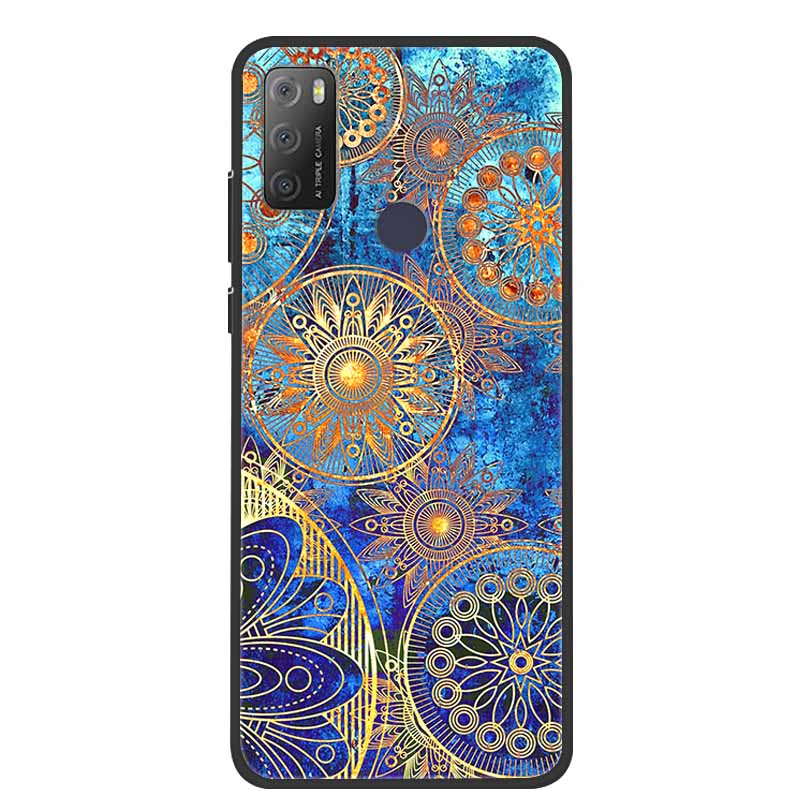 Pro Alcatel 1S 2021 Case Luxusní silikonový TPU měkký kryt na telefon pro Alcatel 1S 2020 Nárazuvzdorný roztomilý TPU nárazník Fundas Coque