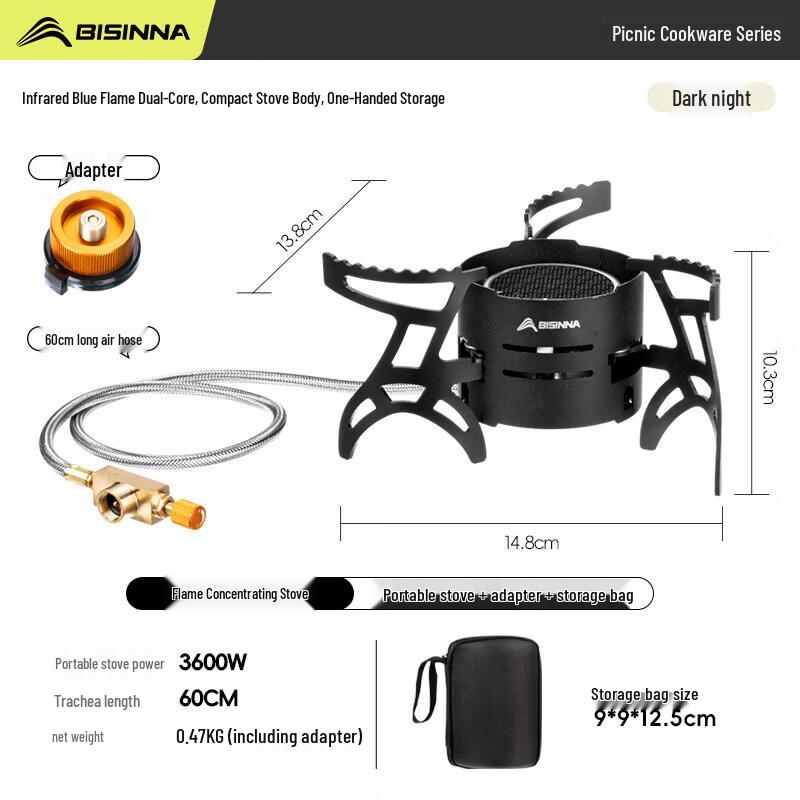 Beishanlang Two-Piece Portable Camping Gas Stove