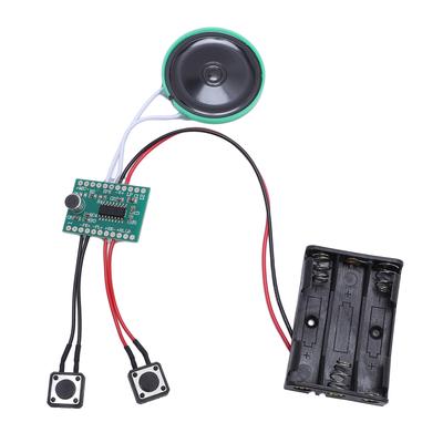 Sound Recorder Module with Speaker 4 Minutes Recording Music Voice Recording Module for Greeting Card