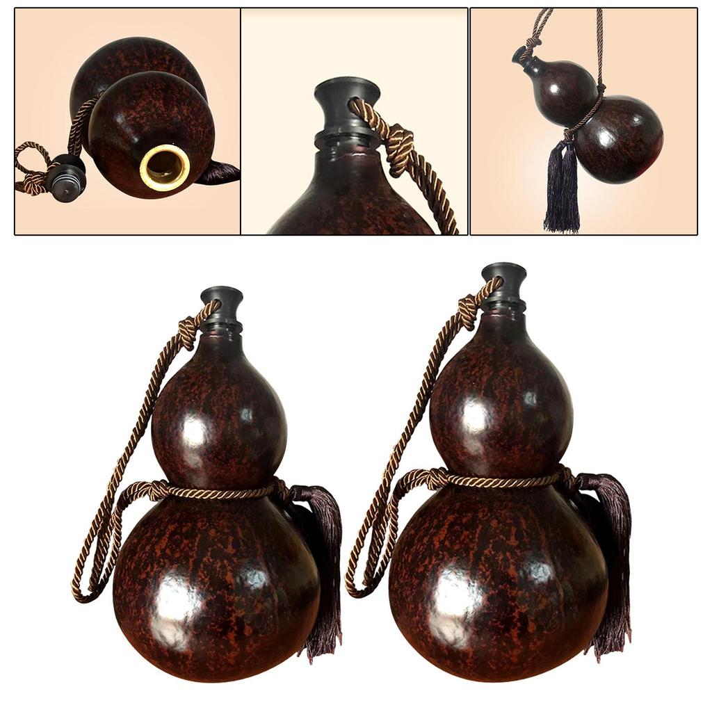 Gourd Bottle Outdoor Feng Shui Multifunction Photography Props Cosplay Handcrafts for Office Yard Indoor Kitchens Tabletop