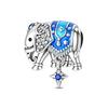 New 925 Silver Lucky Zoo Cat Dog Rabbit Fox Charms Bead For Women Fit Bracelet DIY Birthday Party Jewelry Gift