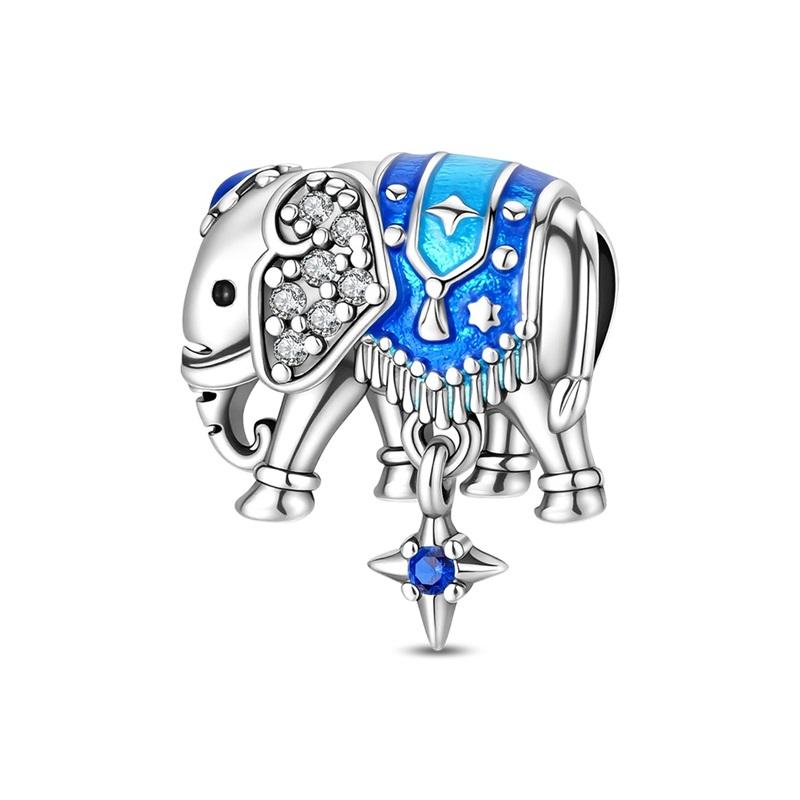 New 925 Silver Lucky Zoo Cat Dog Rabbit Fox Charms Bead For Women Fit Bracelet DIY Birthday Party Jewelry Gift