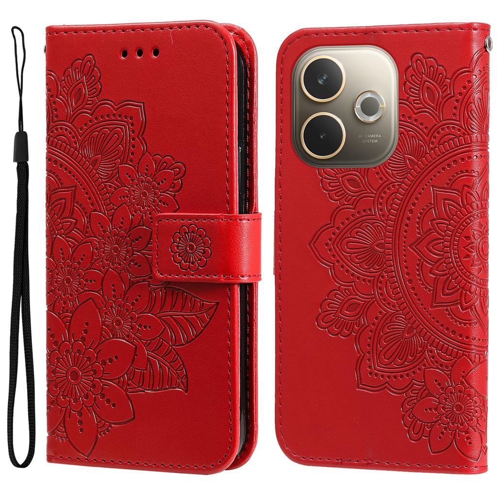For Oppo A5 Pro 5G/A5 Vitality Edition Case Floral Pattern PU Leather Wallet Stand Phone Cover