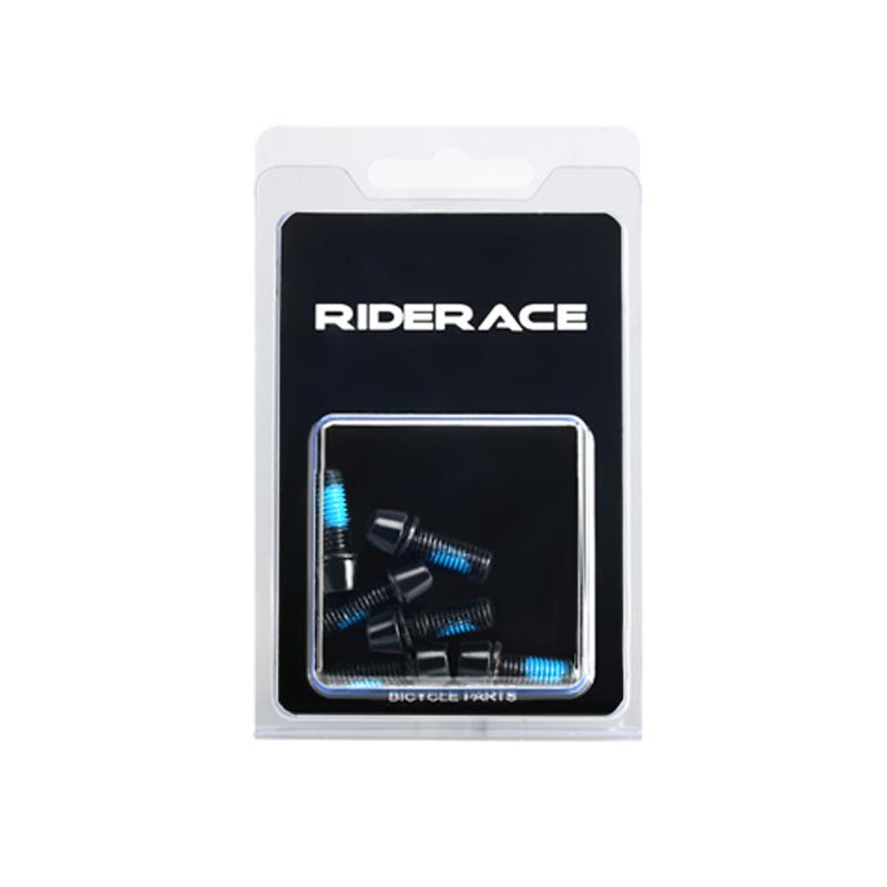 6Pcs/Set Bicycle Disc Brake Caliper Bolt Clamp Fixed Screws M6*18mm Stainless Steel Mountain Bike Disc Brake Caliper Fixed Screw