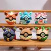 Poké Ball Keychain, Heavy Duty Metal Pokémon Ball Keychain, Anime Collectible Key Ring for Car Keys Bag Charm Gift