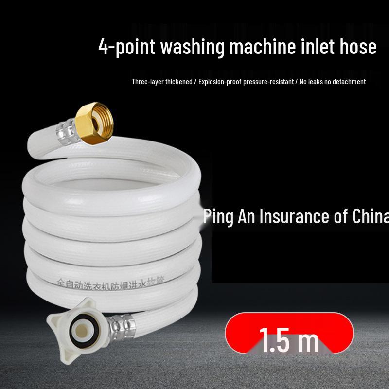 Universal Fully Automatic & Semi-Automatic Washing Machine Inlet/Outlet Hose with All-Purpose Joint