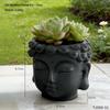 Creative Buddha Statue Flowerpot Green Potted Plants Container Home Courtyard Garden Decor Resin Handicrafts Ornament Gift
