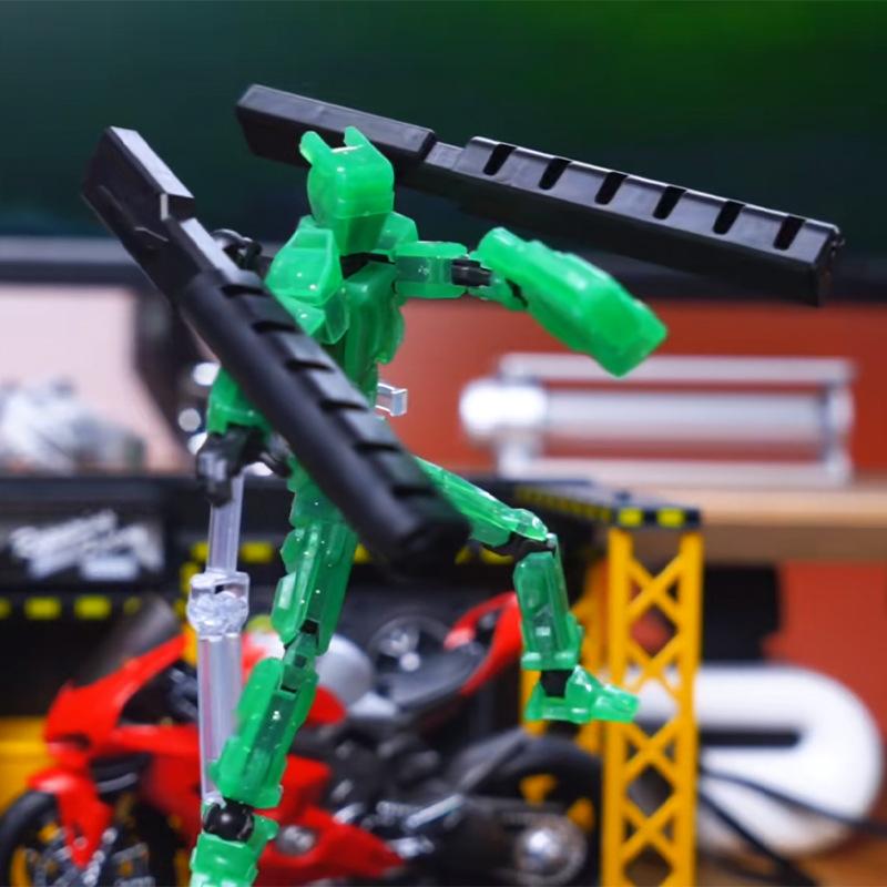 Generation 5 Dummy Statue Model Lucky Figure 13 Joints Movable Robot Creative DIY Assembled Toy Kids Stress Relief Action Figure