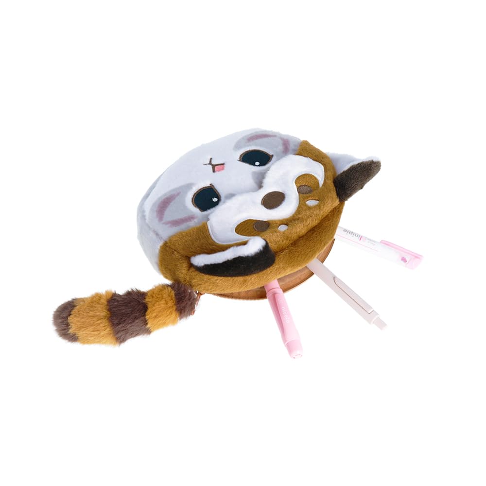 Stationery Mofusand Pencil Case with Red Panda S1428519 Sun-Star Charm, Cat,