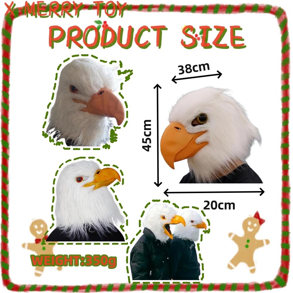 Nová maska Hawk Eagle Bird Pokrývka Halloween Kostým Party Cosplay Rekvizity Orlí masky Party Karneval Festival Oblékání Prop