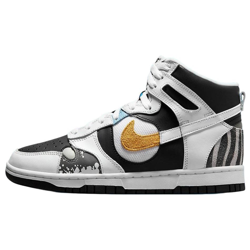 

новые женские Nike Dunk High See Through белые черные 36