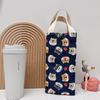 Color Canvas Water Bottle Holder Carry Bag Coffee Cup Storage Sleeve Cover Handbags Mobile Phone Umbrella Hand Bags Accessories