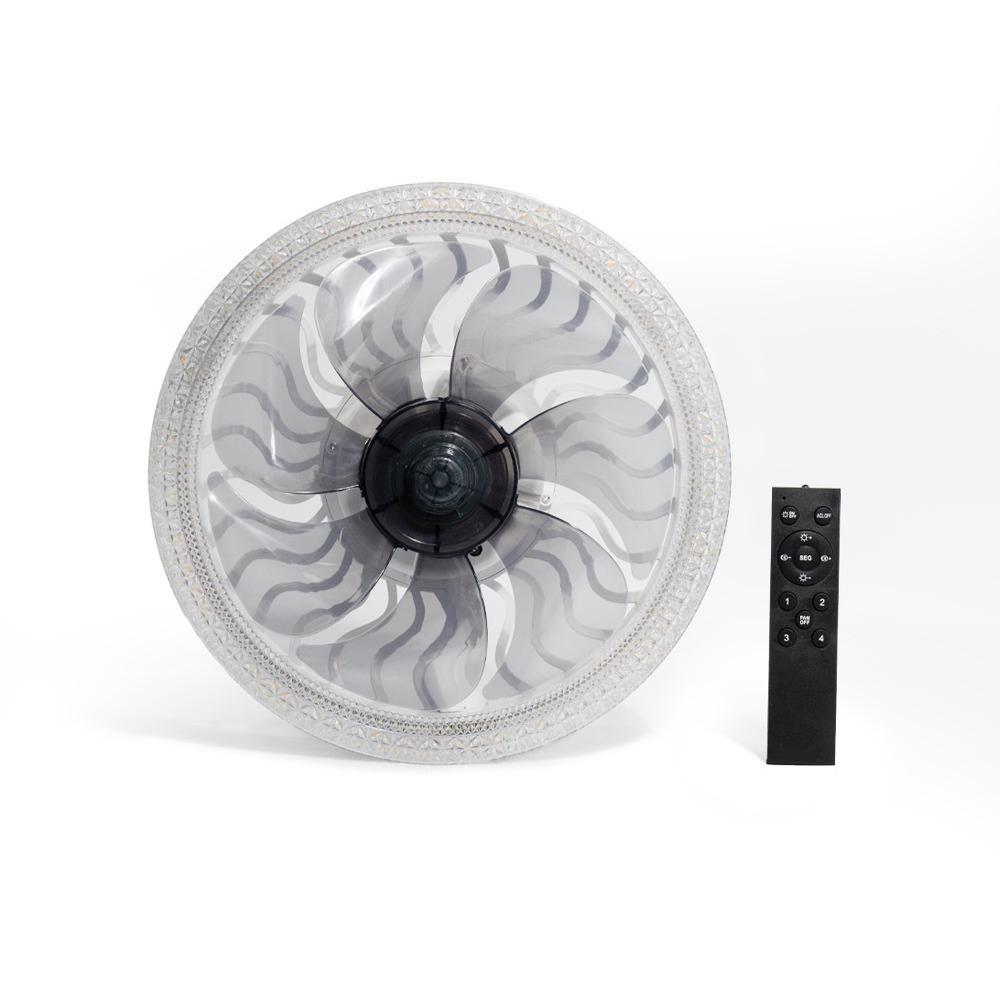 Rotatable 3in1 Ceiling Fan with Remote Control Lighting Lamp E27 Converter Base Lighting Base Bedroom Living Room Miflame