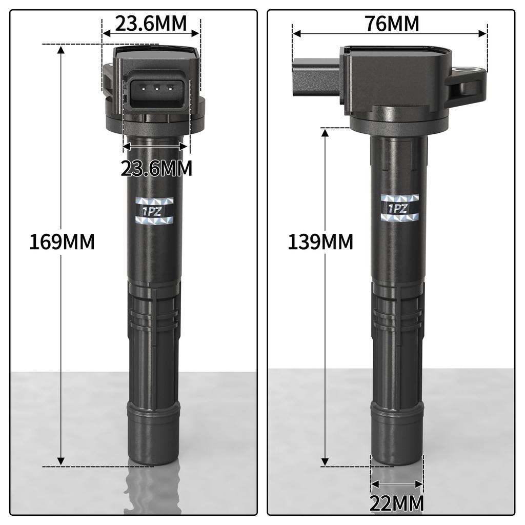 1PZ 4 Piece Ignition Coil Honda Step RG1 RG2 RG3 RF3 RF5 RF8 Edix BE3 BE4 Elysion RR1 RR2 Odyssey RB1 RB2 Car parts aftermarket repair compatible