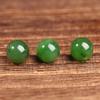 Natural Hetian Jade 8mm Jasper Round Beads for DIY Jewelry: Bracelet & Necklace Accessory.