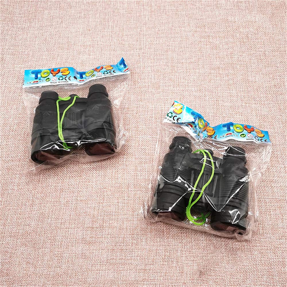 STK Children's Binoculars, Small and Lightweight, Toy Telescope, Perfect for Nature Observation, Bird Watching, Sports Days, and as a Gift (Set of 1)