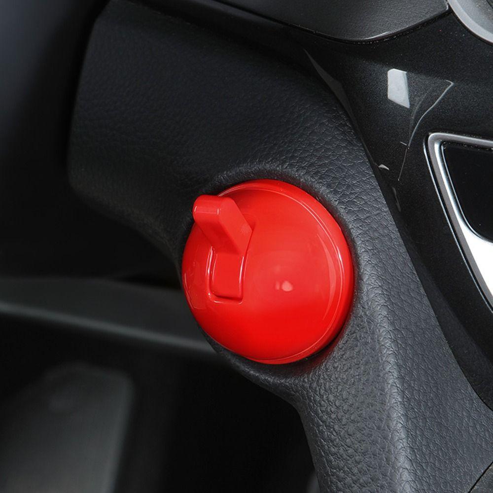 Universelle Auto-Startknopf-Abdeckung Kratzfest Kühl Push-to-Start-Knopf Wippe ABS Motorstart-Abdeckung Autozubehör