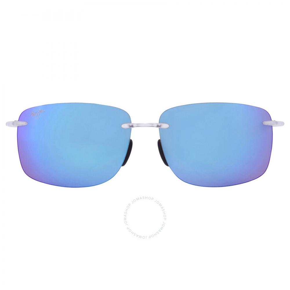 

Maui Jim Hema Blue Hawaii Rectangular Unisex Sunglasses B443 05cm 62