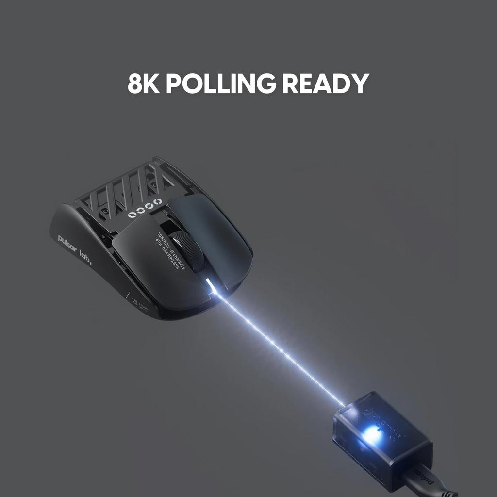 Pulsar Gaming Gears X2F Mini Kabellose Gaming 32000 Optischer Schalter Flaggschiff-Sensor Maus, Ultraleicht (38g), 1ms, DPI, XS-1