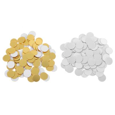 100 Pcs Round Acrylic Mirror Surface Wall Sticker Circle Wall Sticker Mini Small for Bedroom Showroom Wedding Enagement Birthday