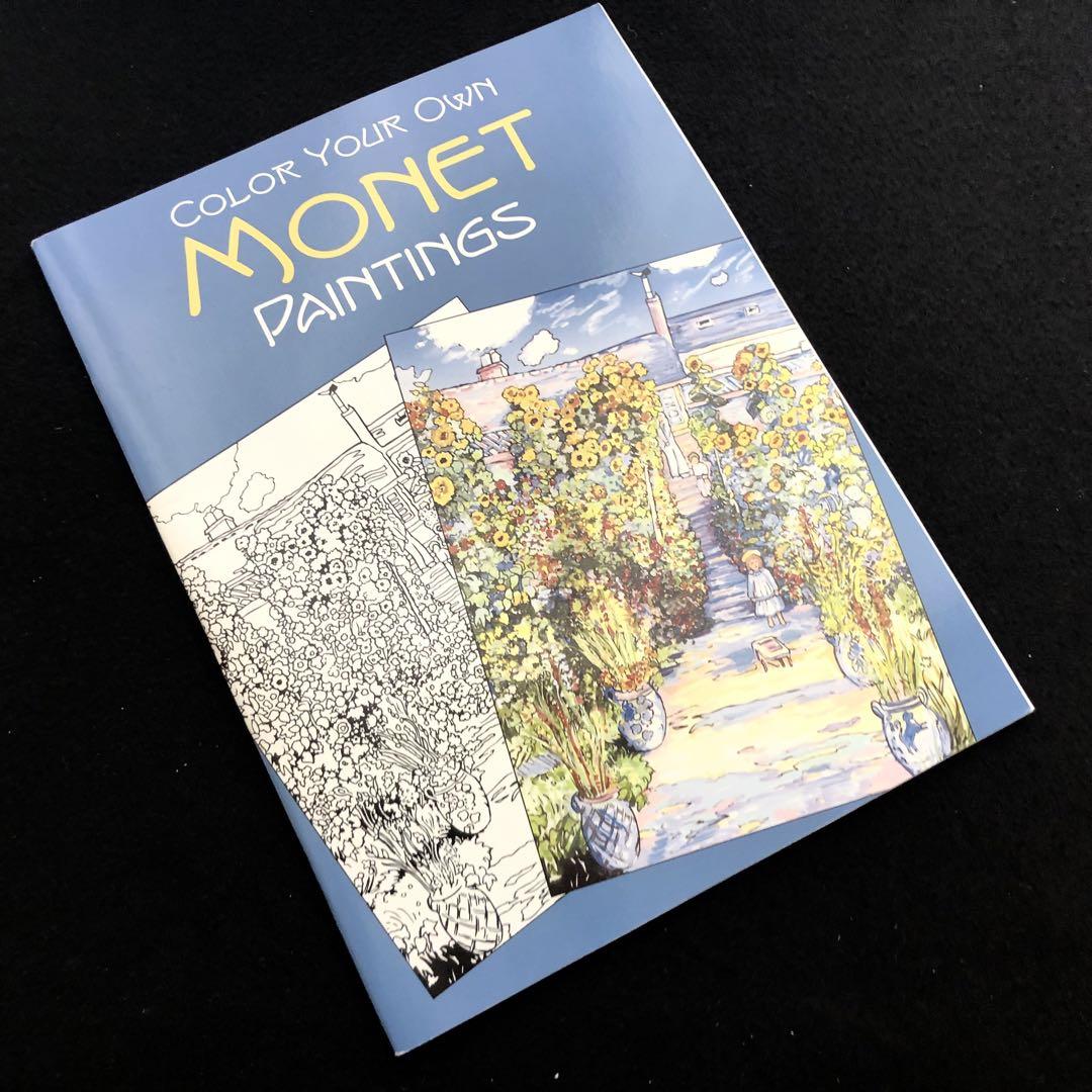 

[USED] Monet Coloring Book Color Your Own Monet Paintings