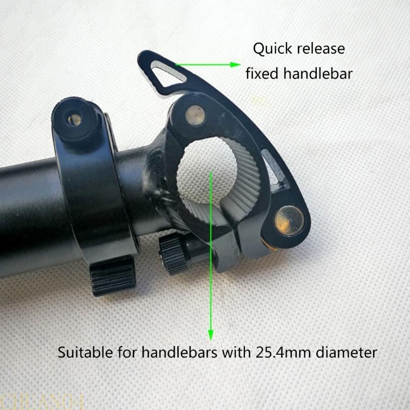Opvouwbare Fietsstuurpen voor Balhoofdbuis Stuur 25,4 mm Vork Aluminiumlegering Stuurpenbuis Adapter Fietsaccessoires