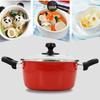 SUPOR Chinese Red Non-stick 3-Piece Cookware Set