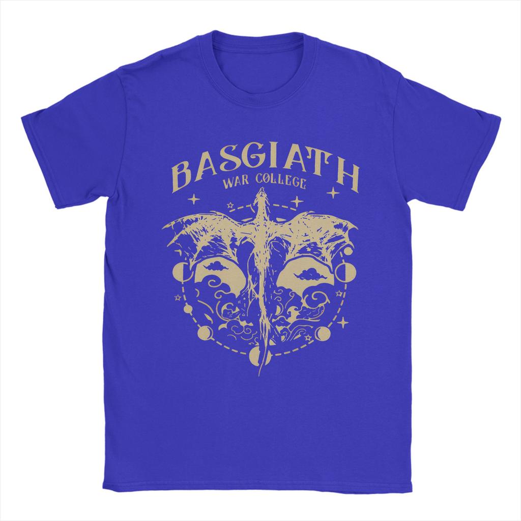 Harajuku Basgiath War College 20 Fourth Wing T-Shirt Unisex 100%Cotton Short Sleeve Round Neck Summer Clothing