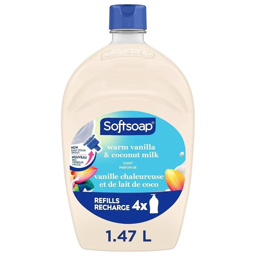 

Softsoap Moisturizing Liquid Hand Soap Warm Vanilla Coconut Milk 1.47L