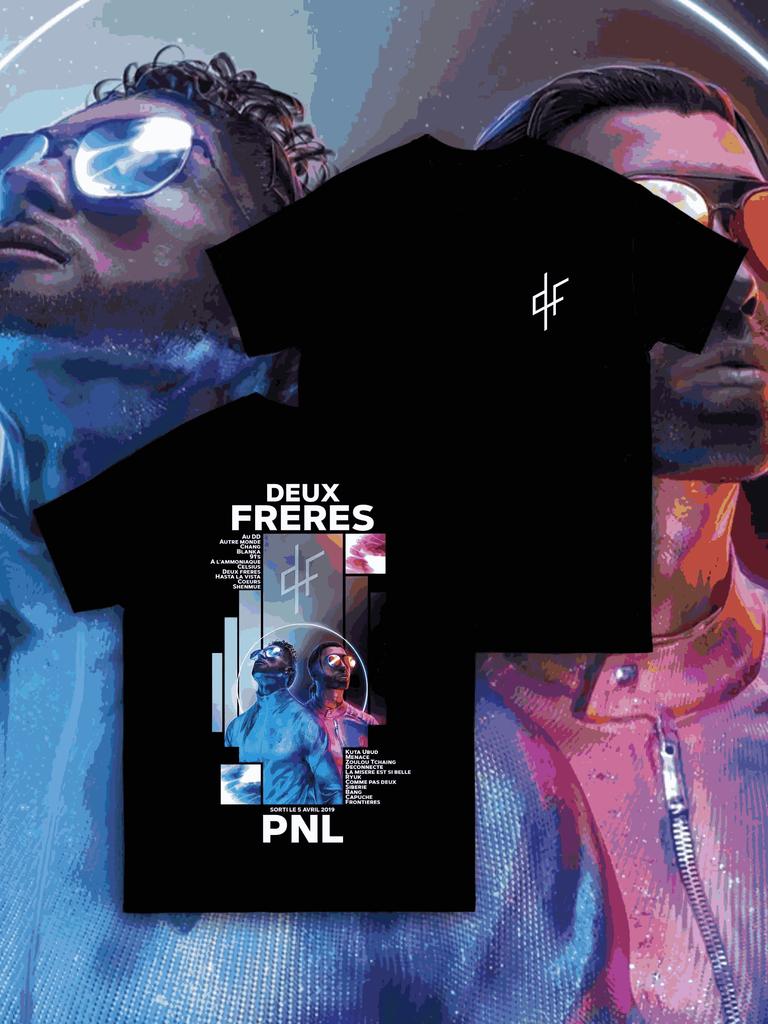 Le Monde Chico PNL Album Poster French Graphic Print T-shirt Men Women Streetwear Hip Hop Harajuku Fashion Short Sleeve Summer New Tee  Oversized  Top