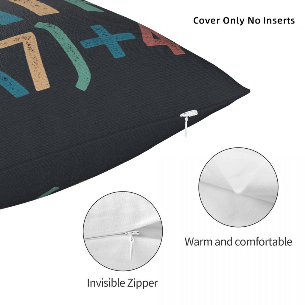 Pillow Case Do The Math 67 Meme Funny Six Seven Polyester Pillow Cover Vintage Cushion Cover Design For Sofa Car Home Decor