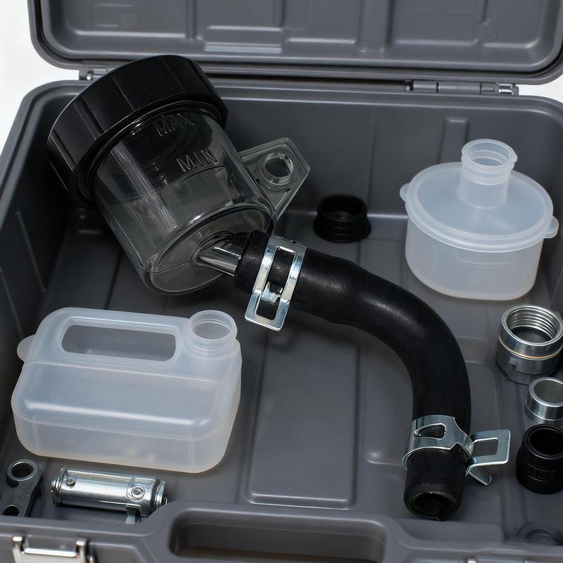 

Motorcycle Brake Reservoir Oil Cup Replacement Kit Rear Brake Clutch Tank Cylinder For Motor Dirt Bike ATV Replace Modification