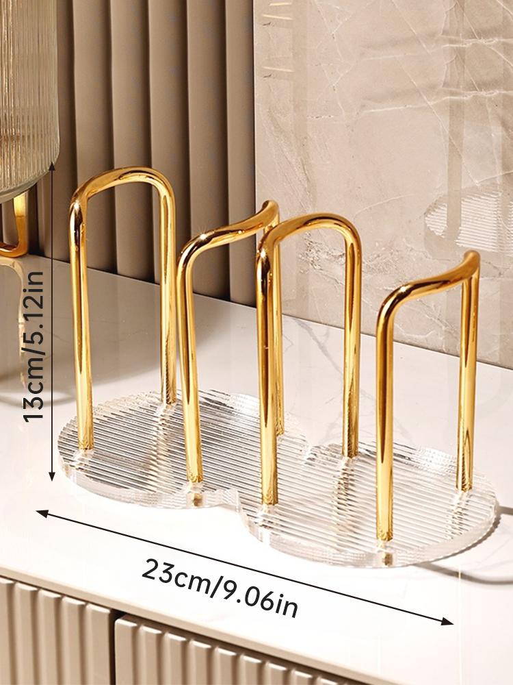 Disposable Cup Storage Holder Rack Shelf Water Tea Cups Acrylic Dispenser with Longer Stick Mug Display Stand Organizer Supplies