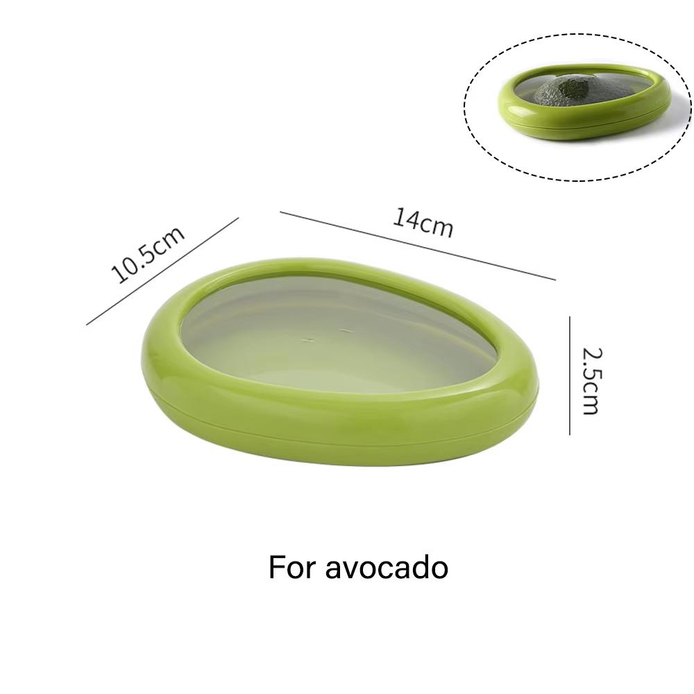 Avocado Storage Organizer Silicone Fruit Storage Box Fruit and Vegetable Antioxidant Storage Box Reusable Avocado Storage Tools
