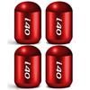 Aluminum Car Tire Valve Stem Caps For Hyundai I40 Logo Auto Wheel Air Valve Waterproof Dustproof Tyre Decoration Covers 4Pcs Tire Chucks 1