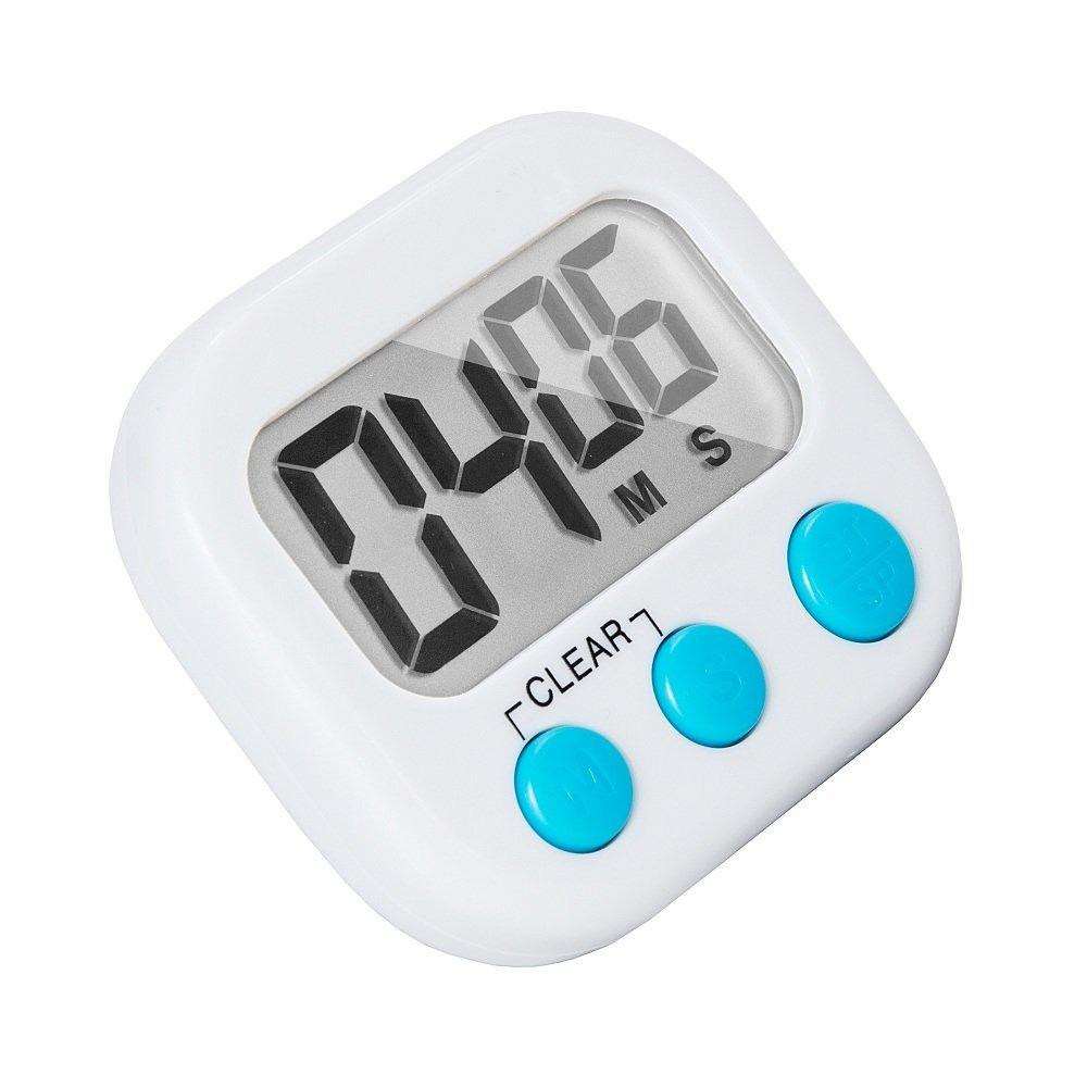 Small Size Magnetic Back Digital Timer ON/Off Switch Minute Second Classroom Timer Count Up Countdown Kitchen Timer Gym Game