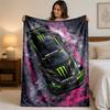 Coperta in Flanella Stampata Monster Energy Morbida Calda Coperta Plaid in Peluche Per Letto Divano Divano Uso Domestico Interno