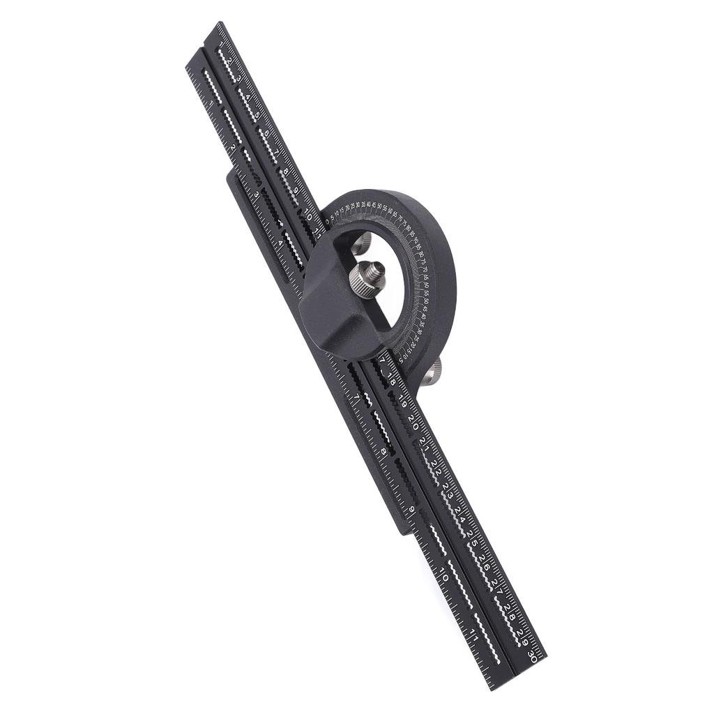 Combination Angle Ruler Multi Function Movable Woodworking Horizontal Universal Vernier Bevel Protra