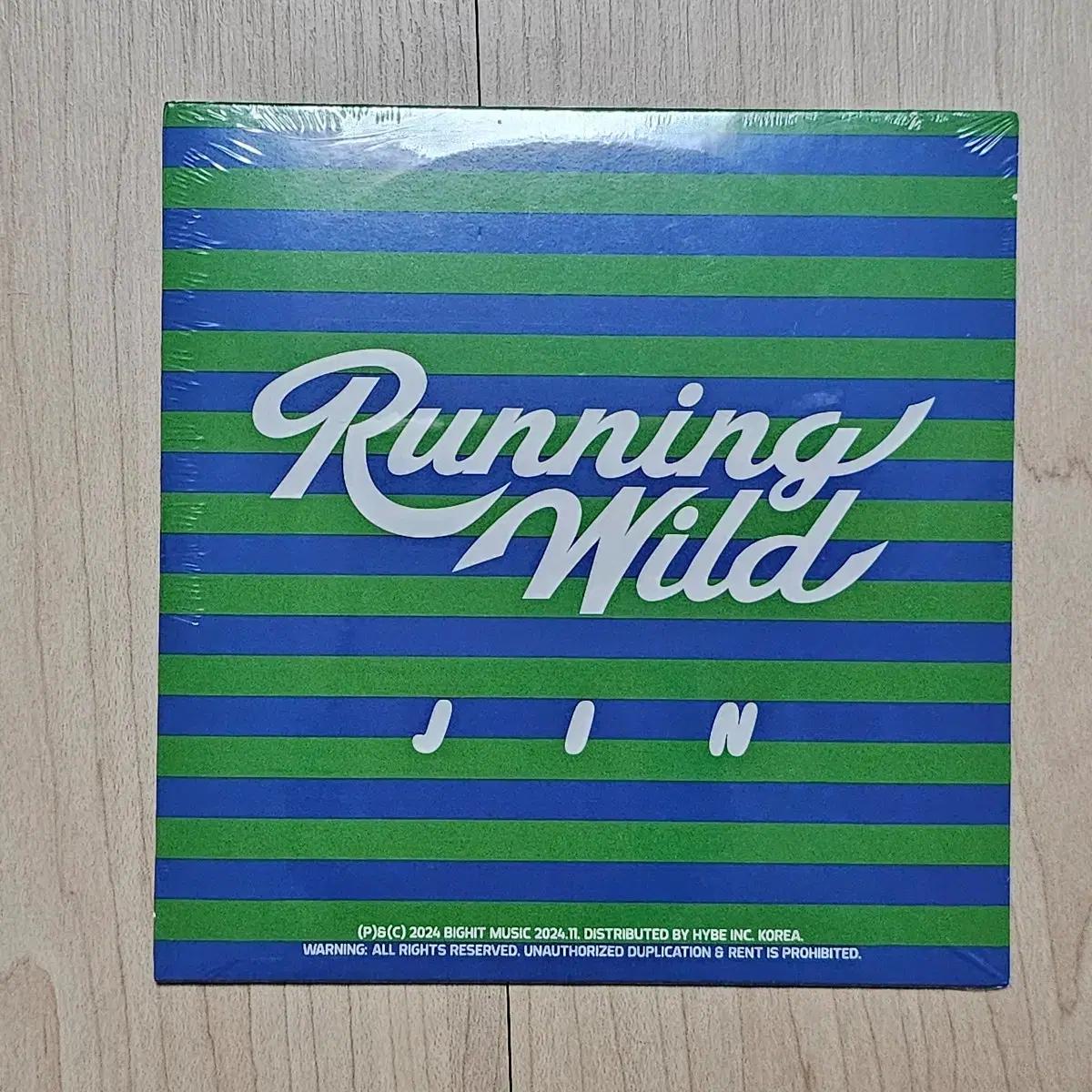 

Пуленепробиваемый Bts Seokjin Jin Running Wild Single CD