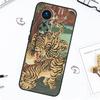 Japanese Ukiyo-e Art Panther Tiger Case For Honor Magic 7 5 6 Pro Honor 200 Pro X9b X9a X8b X8a X8 X9 X9c 50 70 90 Lite Cover