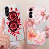 Case For Samsung Galaxy A37 5G Cover SM-A376B Popular Flower Soft Slim Silicone Cover For Samsung A57 A17 2025 A576B A176B Funda