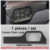For VW Volkswagen ID.6 ID6   Carbon Fiber Car Window Lift Button / Head Lights Switch / Water Cup Accessories Cover Trim