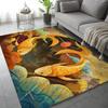 Japanese Luxury Koi Fish Flowers Pattern Living Room Anti Slip Area Carpet Bathroom Mat Doormat Bedroom Outdoor Mat Home Decor